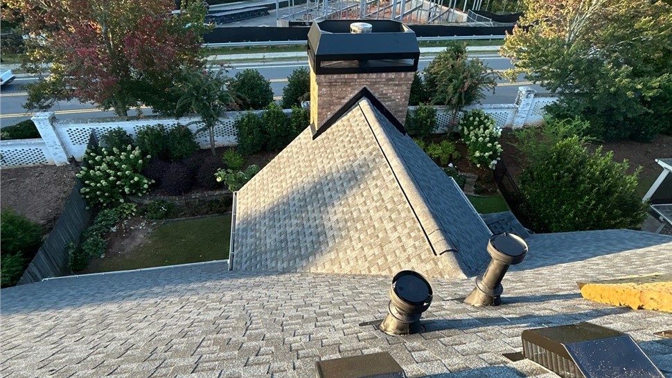 Roof Replacement Project in Peachtree Corners, Georgia by Dr. Roof