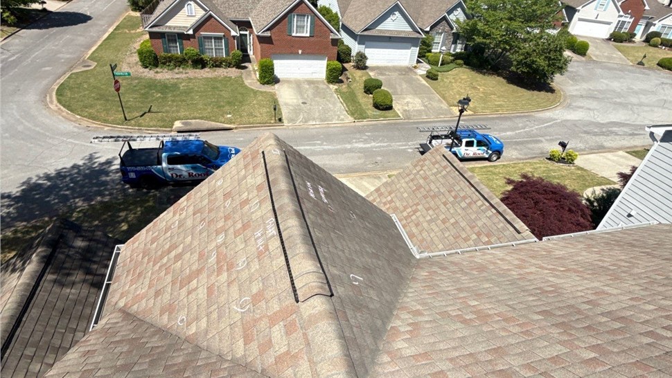 Roof Replacement Project in Alpharetta, Georgia by Dr. Roof