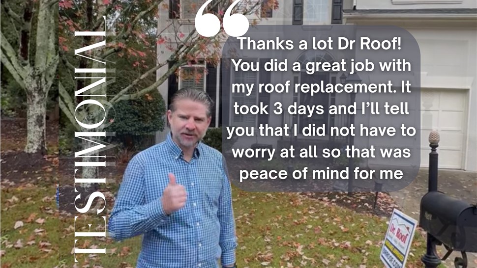 Roof Replacement Project in Dunwoody, GA by Dr. Roof
