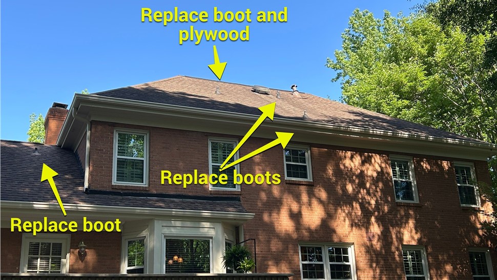 Roof Repair Project in Peachtree Corners, Georgia by Dr. Roof