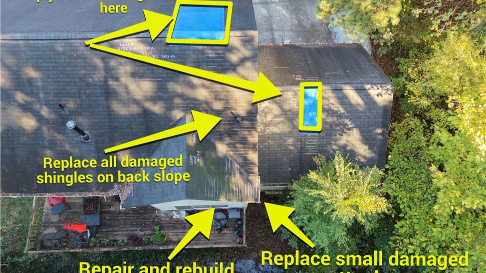Roof Repair Project in Roswell, GA by Dr. Roof