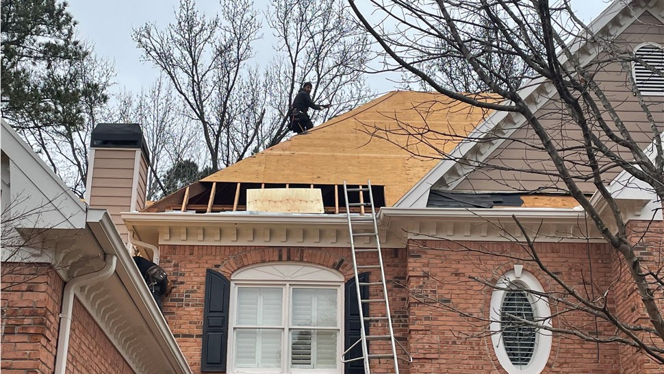 Roofing, Storm Damage Project in Roswell, GA by Dr. Roof