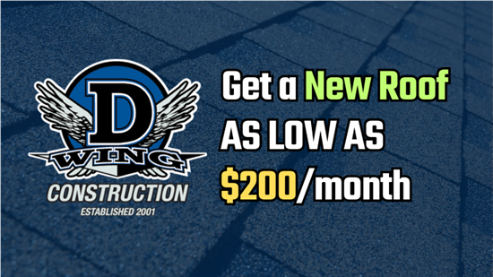 New Roof As Low As 200 a Month