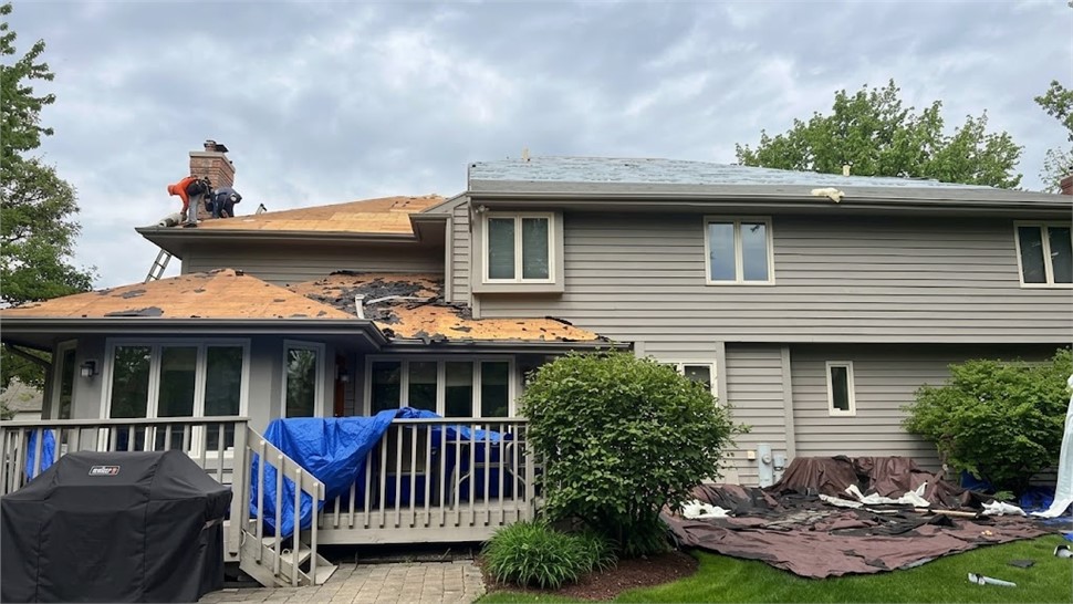 Roofing Project in Naperville, IL by D-Wing Windows, Siding & Roofing