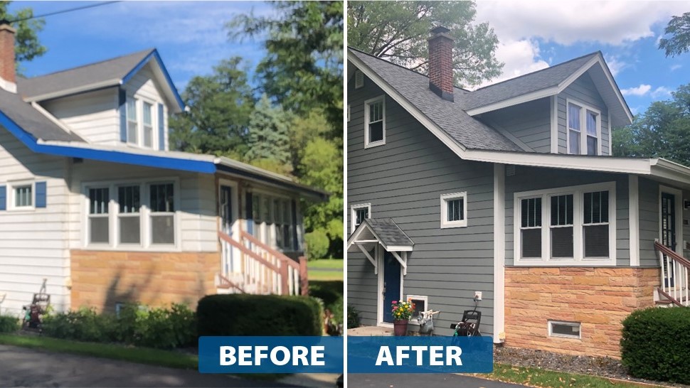 Siding Project in Wayne, IL by D-Wing Construction