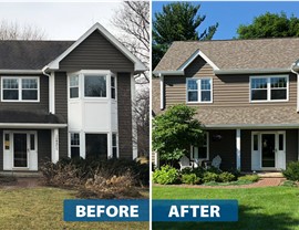 James Hardie Siding Project in St. Charles, IL by D-Wing Windows, Siding & Roofing