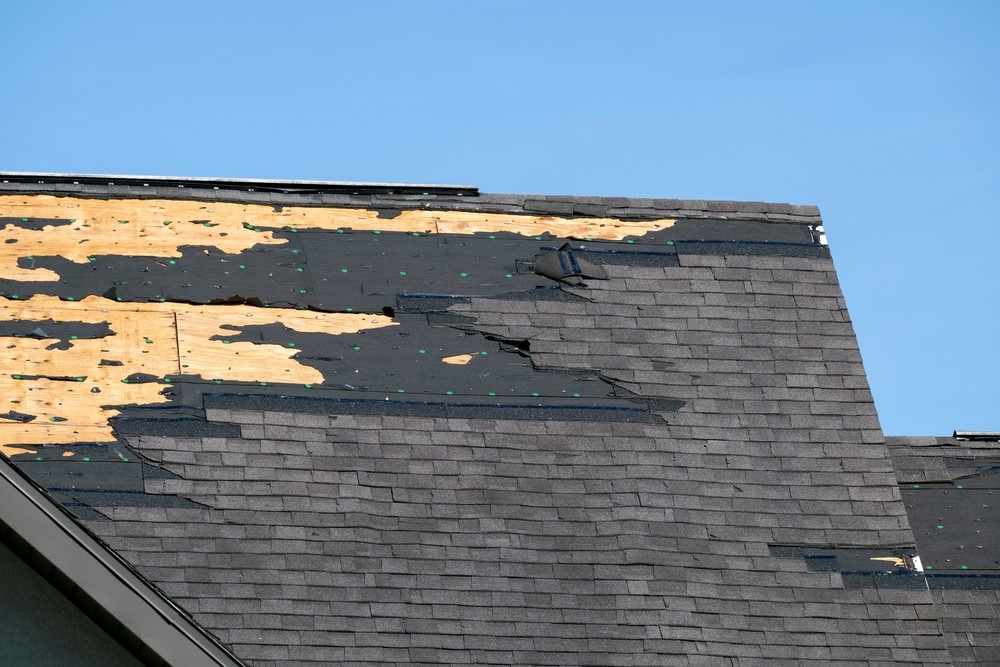 Storm Damage on Roof