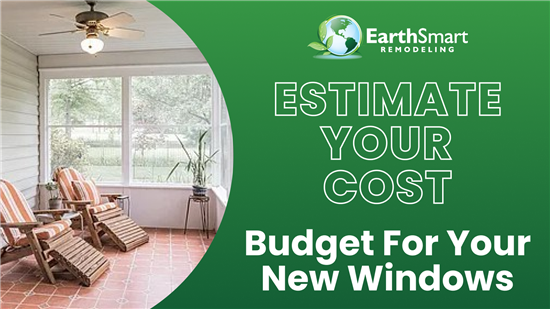 Budget for your new windows with our window cost estimator 