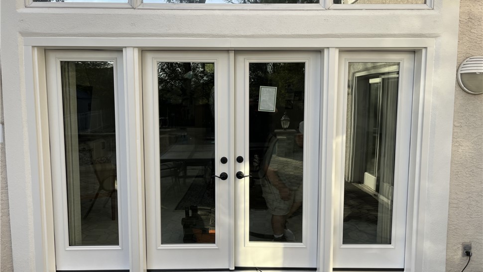 After French door installation in Ambler PA with Sunrise patio doors