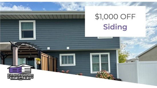 $1,000 Off Siding
