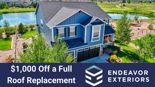 $1,000 off a full roof replacement