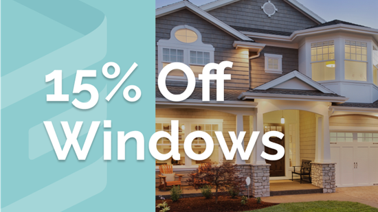 15% off windows offer
