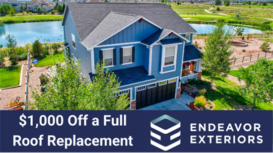 $1,000 off a full roof replacement