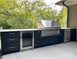 Backyard Remodel, Decks, Outdoor Living, Pergolas Project in Glen Ellyn, IL by Erdmann Outdoor Living