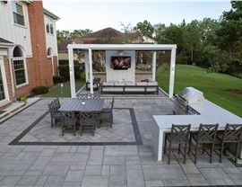 Backyard Remodel, Outdoor Living, Pergolas Project in Northbrook, IL by Erdmann Outdoor Living