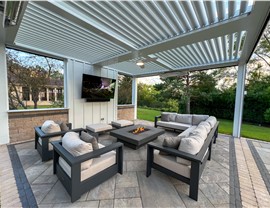 Backyard Remodel, Outdoor Living, Pergolas Project in Northbrook, IL by Erdmann Outdoor Living