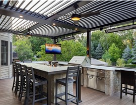 Backyard Remodel, Pergolas Project in Lisle, IL by Erdmann Outdoor Living