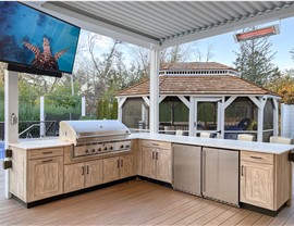 Backyard Remodel, Pergolas Project in Arlington Heights, IL by Erdmann Outdoor Living