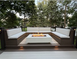 Backyard Remodel, Decks, Outdoor Living, Pergolas Project in Glen Ellyn, IL by Erdmann Outdoor Living