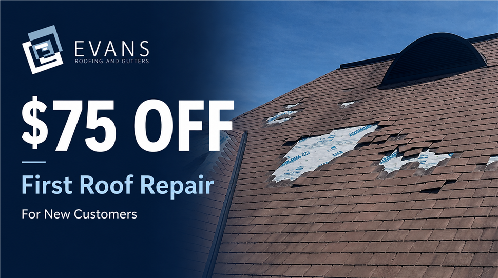 Professional roof repair service by Evans Roofing & Gutters in Pittsburgh