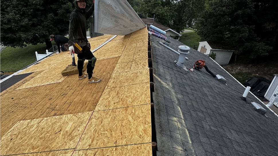 Roofing Project in Houston, PA by Evans Roofing & Gutters