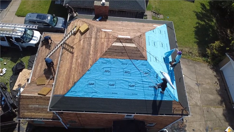 Roofing Project in Homestead, PA by Evans Roofing & Gutters