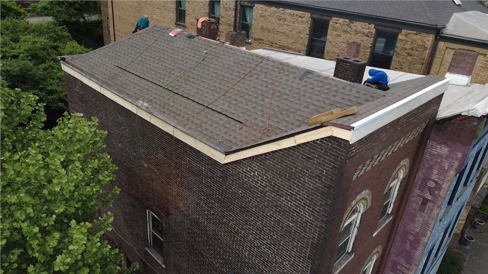 Gutters, Roofing Project in Braddock, Pennsylvania by Evans Roofing & Gutters