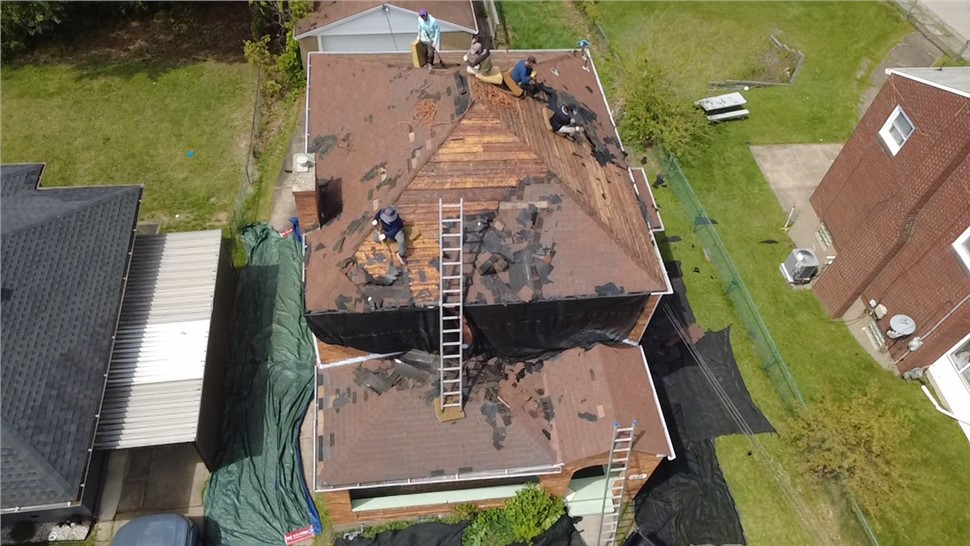 Roofing Project in Homestead, PA by Evans Roofing & Gutters