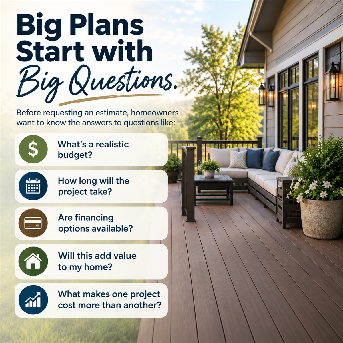 Planning a Home Exterior Project in West Michigan or Mid-Michigan? 5 Questions to Ask Before Getting an Estimate