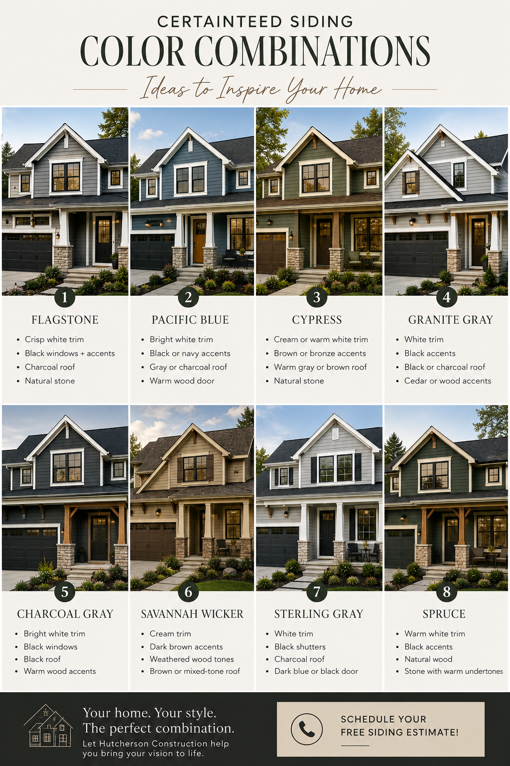 CertainTeed Siding Color Combinations: How to Choose the Perfect Exterior Palette for Your Home