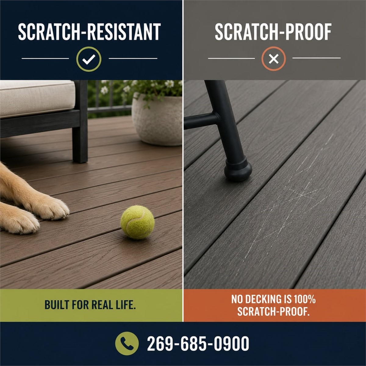 Scratch-Resistant vs. Scratch-Proof: What Every Homeowner Should Know Before Choosing Composite Decking