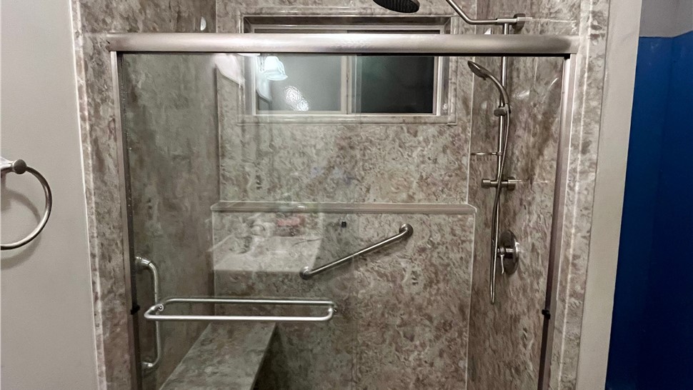 Bathroom Conversions Project in Marrero, Louisiana by EZ Baths, LLC