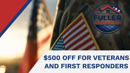 $500 Off for Veterans and First Responders