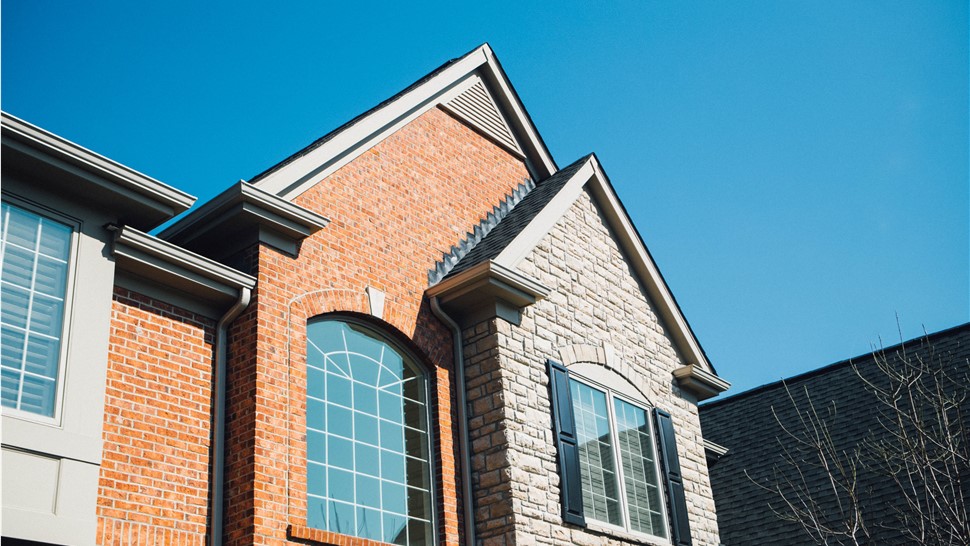 A home with a new, large window