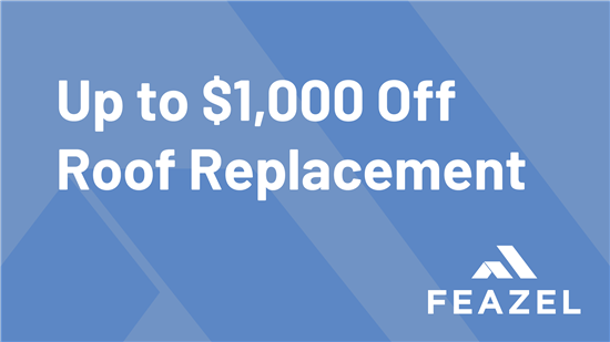 Homeowners can save up to $1,000 off a full roof replacement.