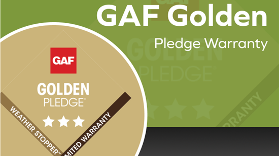 The GAF Golden Pledge Warranty - Unmatched Protection for a Lifetime