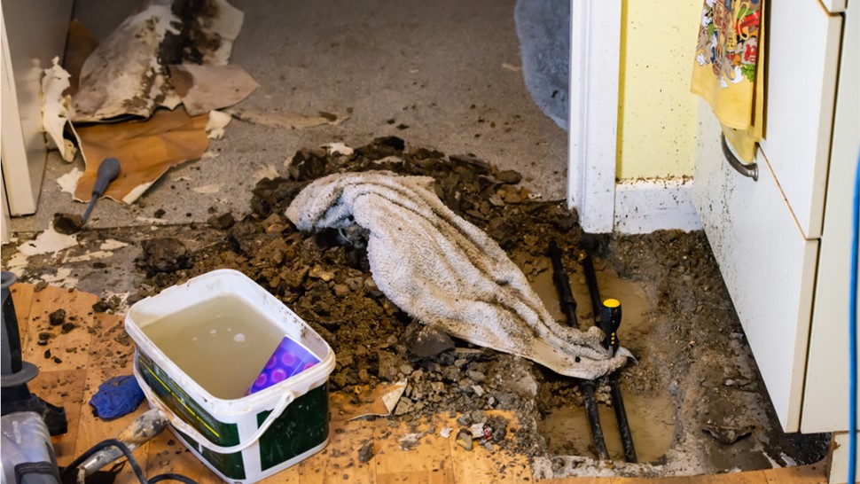 Burst Pipe Photo 1