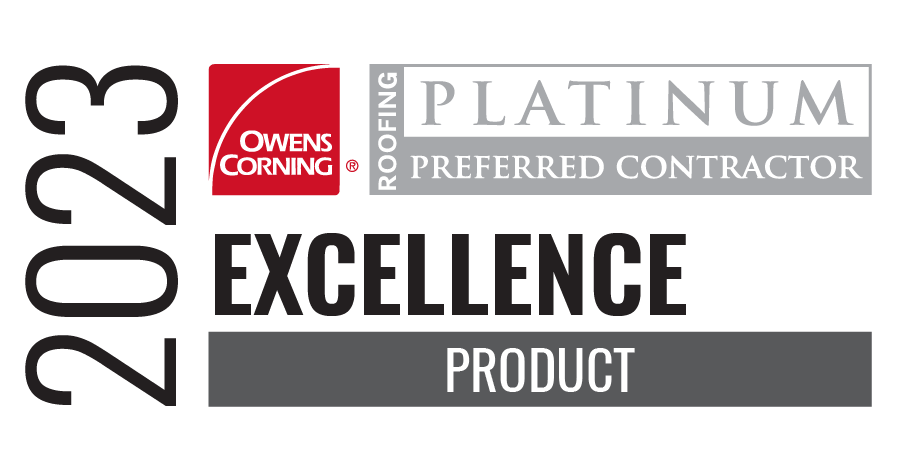 Owens Corning Product Excellence Award Winner - Third Year in a Row!