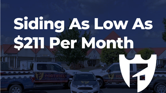 Siding as Low As $211 Per Month