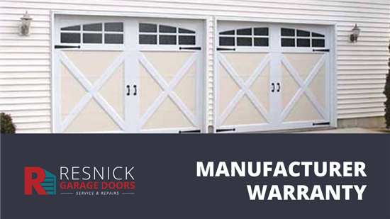 Garage Doors with a Lifetime Manufacturer Warranty