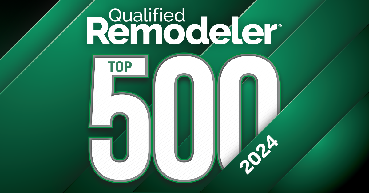 ProEdge Remodeling named to  Qualified Remodeler TOP 500 for 2024