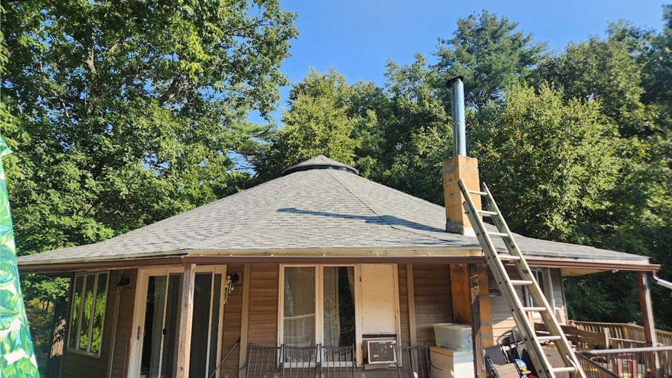 Roof Replacement Project in Leverett, MA by ProEdge Remodeling