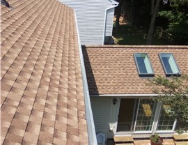 Shakewood Timberline HDZ shingles installed on a home in Columbia, MD.