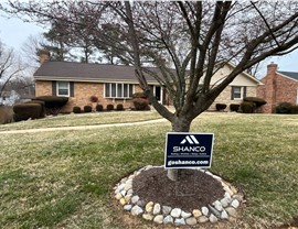 Roof replacement with Hickory Timberline HDZ shingles on a home in Bowie, MD.