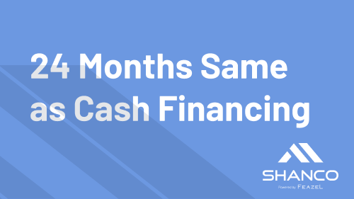 24 Months Same as Cash Financing