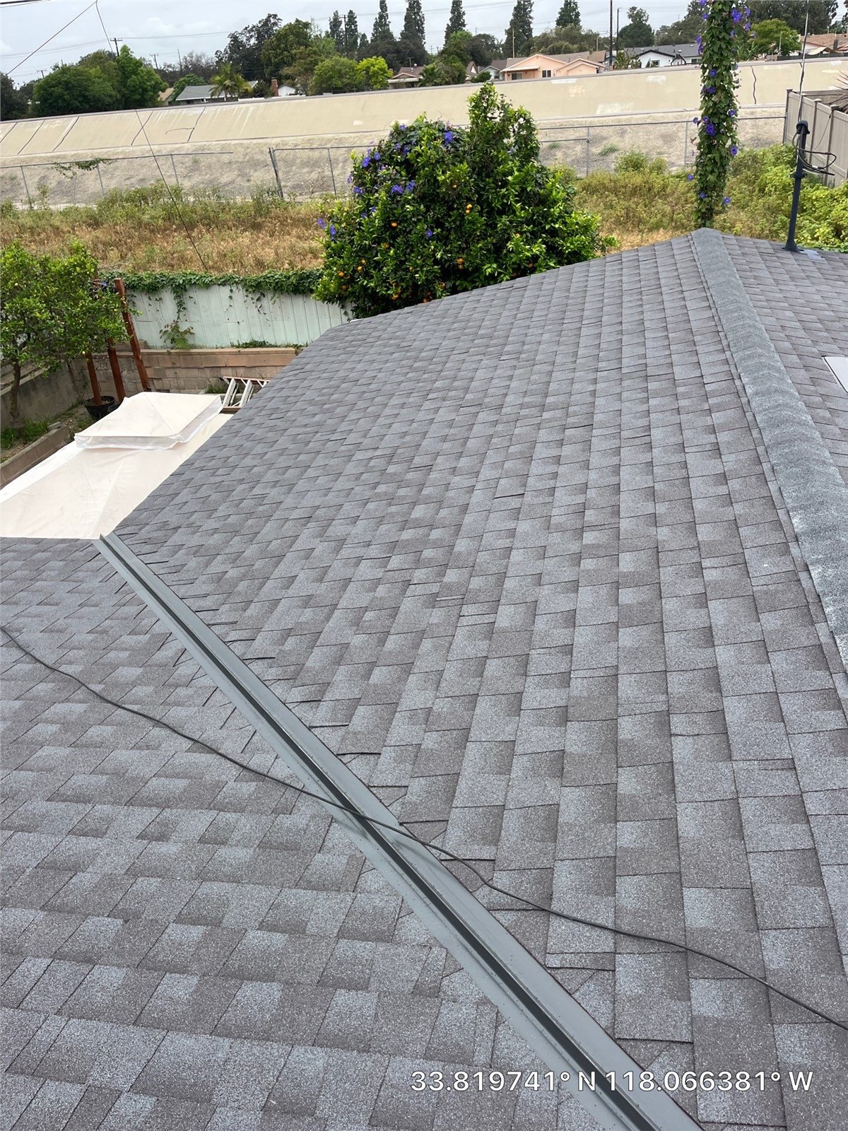 Completed shingle roof replacement on Altadena residential home — Green Ladder Roofing