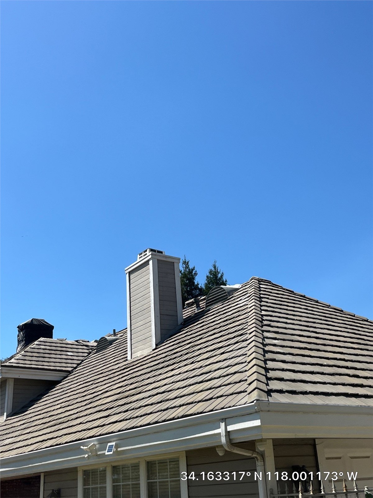 Clean completed tile roof on Altadena home — Green Ladder Roofing project