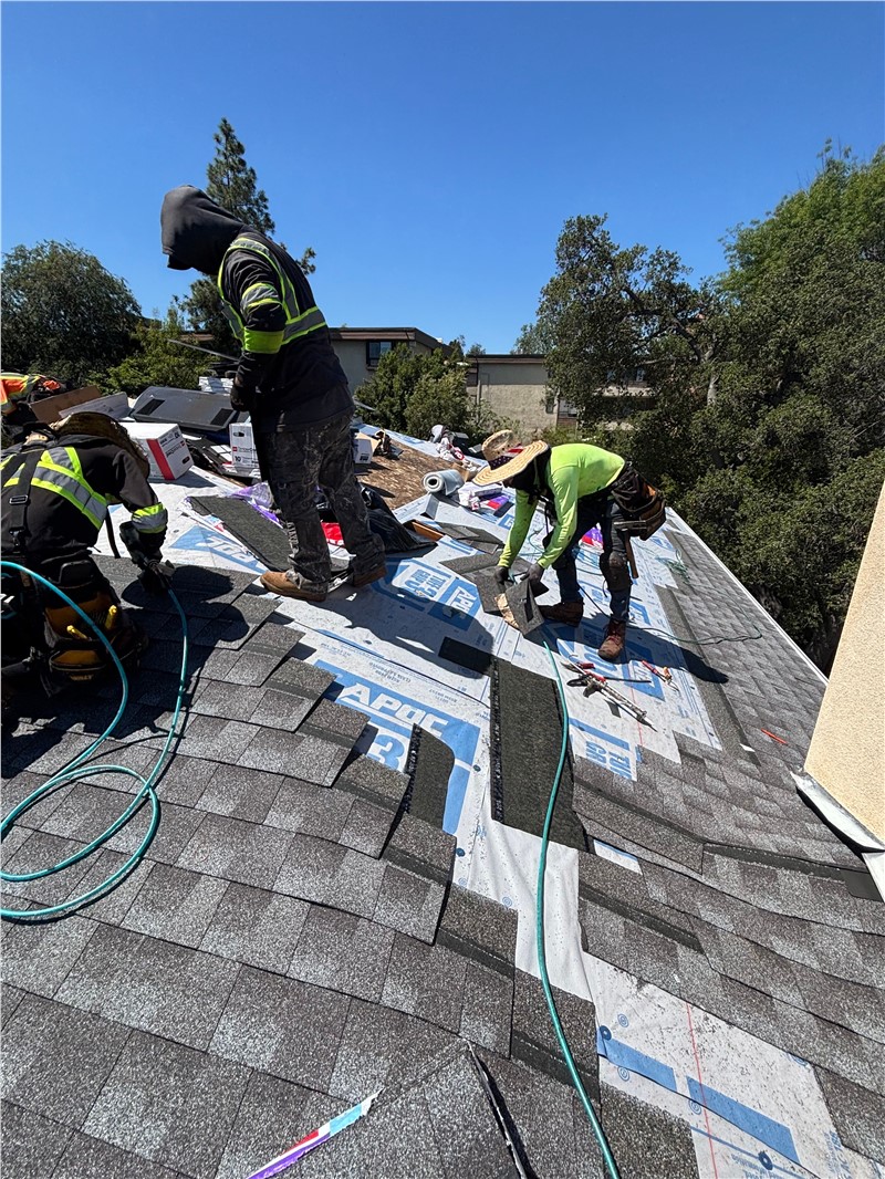Completed tile roof replacement on San Marino estate — Green Ladder Roofing