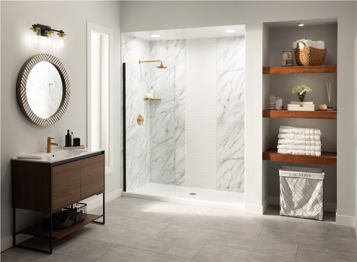 Modernize Your Michigan Shower or Bath with Textured Walls