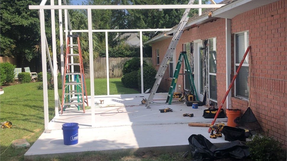 Sunrooms & Enclosures Project in Pensacola, FL by Hometown Contractors, Inc.